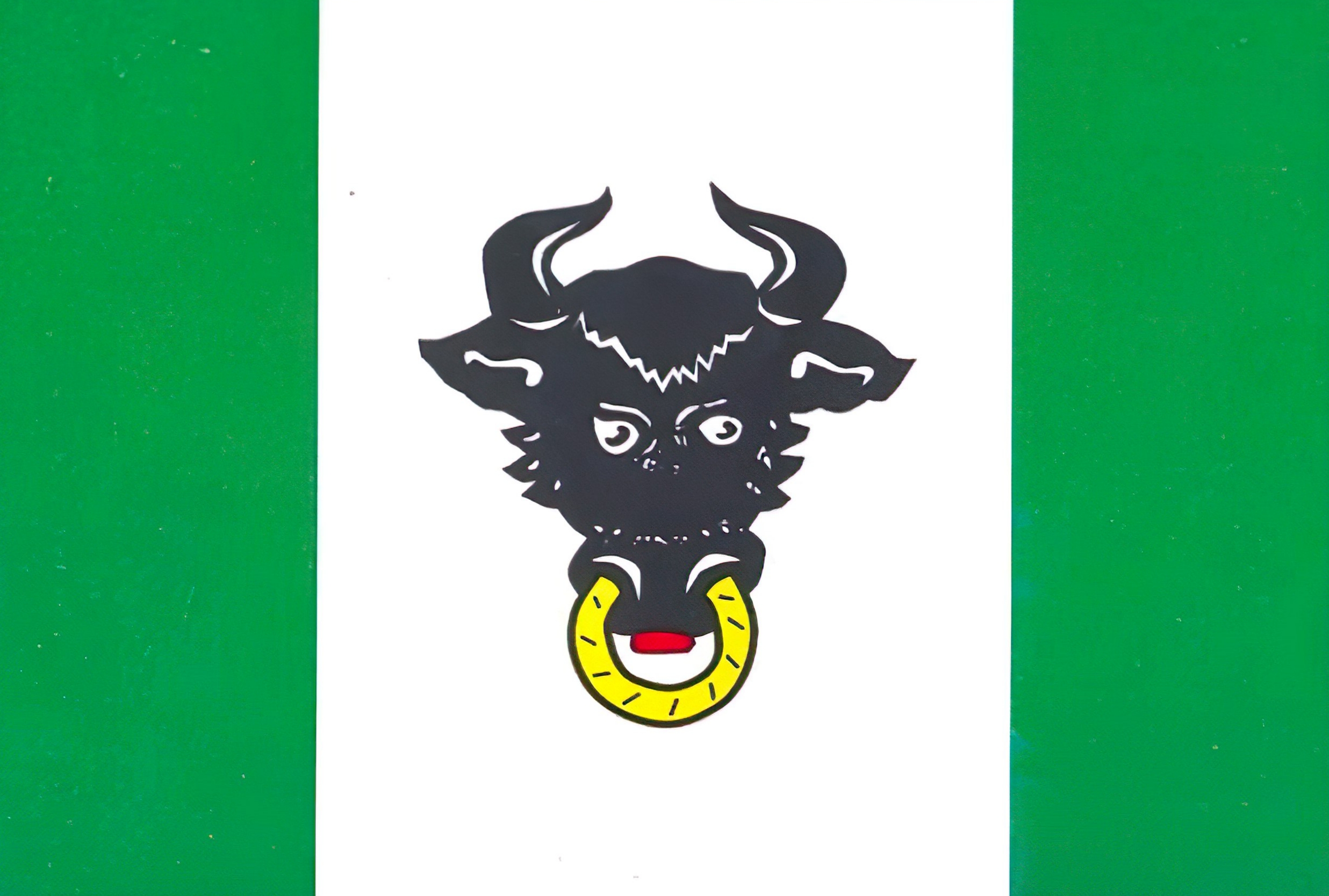 green white green flag, Zubří, a town in Czech Republic