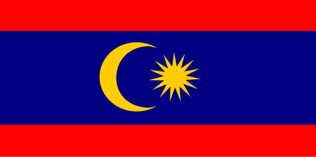 red blue red flag; Barisan Revolusi Nasional