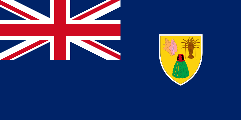 flag/flags with pink; Turks and Caicos