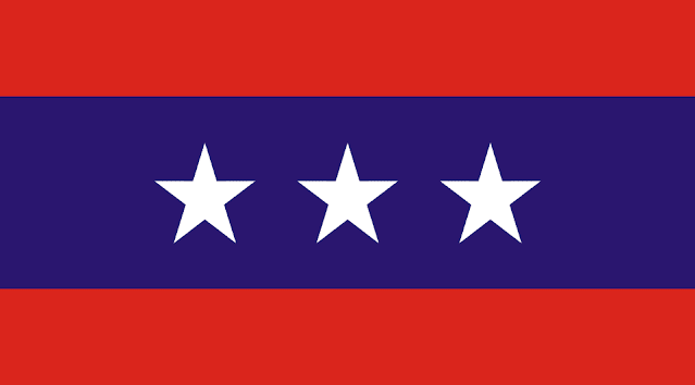 red blue red flag; United Nationalities Federal Council