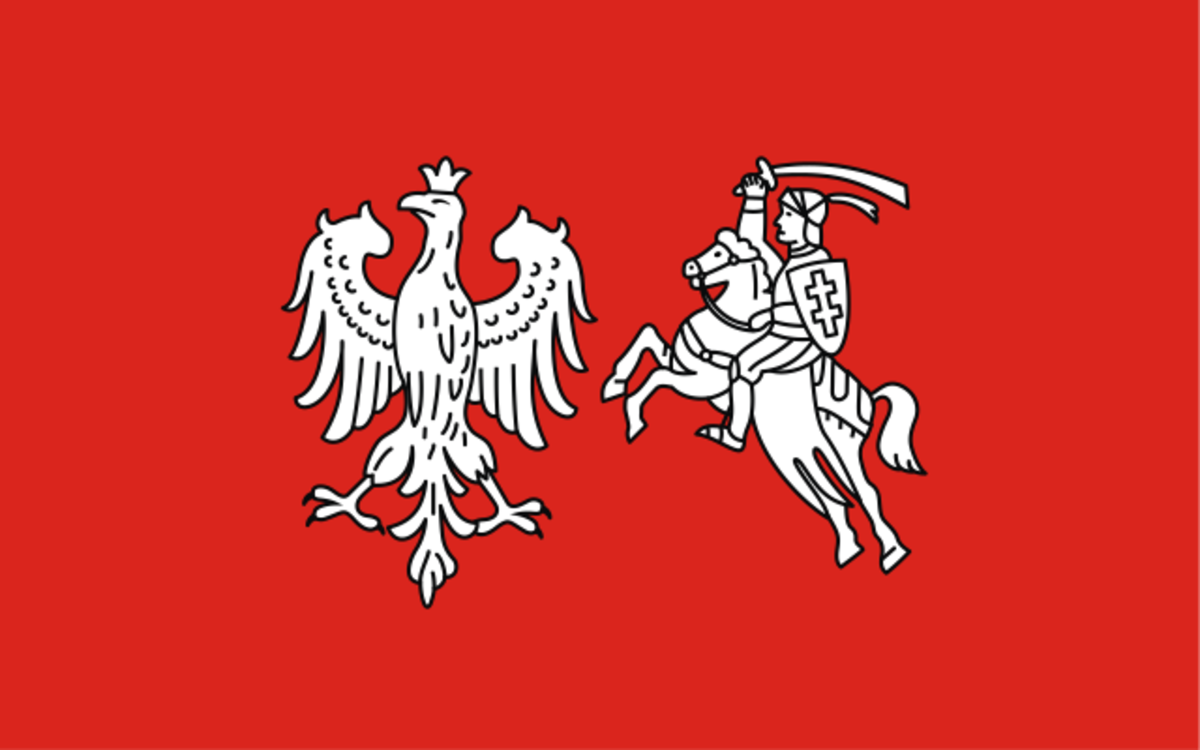 1920–1922 flag of the Central Lithuania 