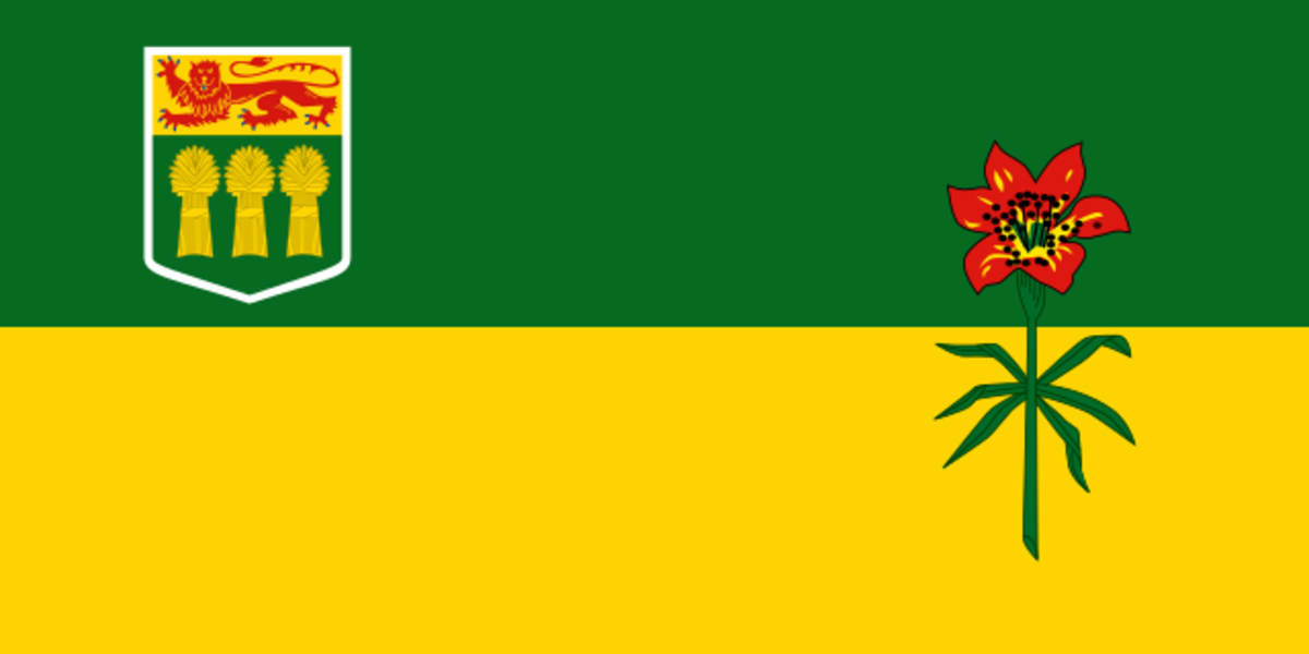 Flag of Saskatchewan, Canada Flag of Saskatchewan, Canada