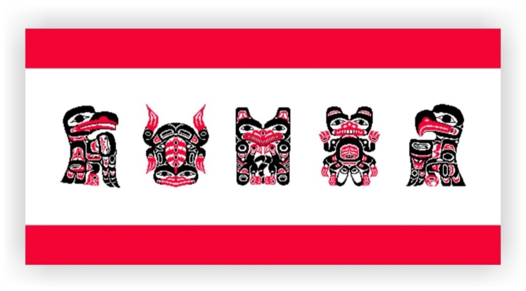 red-white-red flag; Deisleen Kwaan