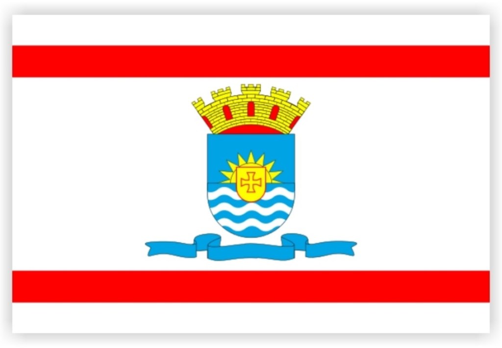 red-white-red flag; Florianopolis, Catarina, Brazil