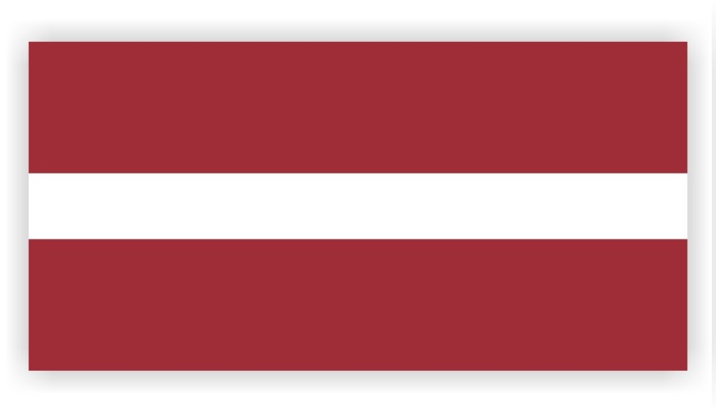 red-white-red flag;  Latvia