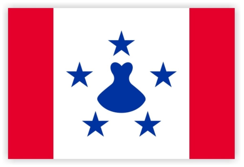 red-white-red flag; Tabauaian