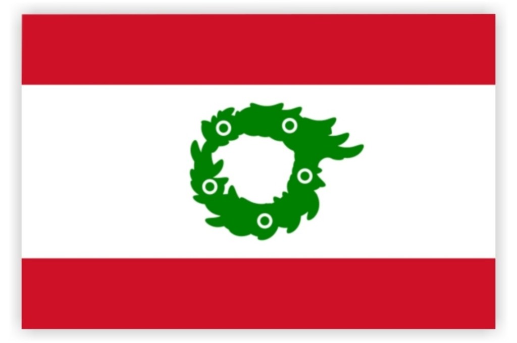 red-white-red flag; Kingdom of Tahiti