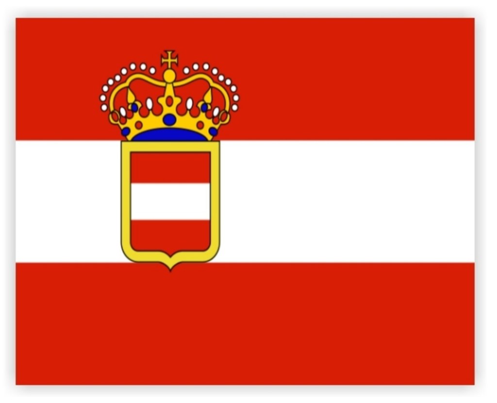 red-white-red flag; Naval Jack
