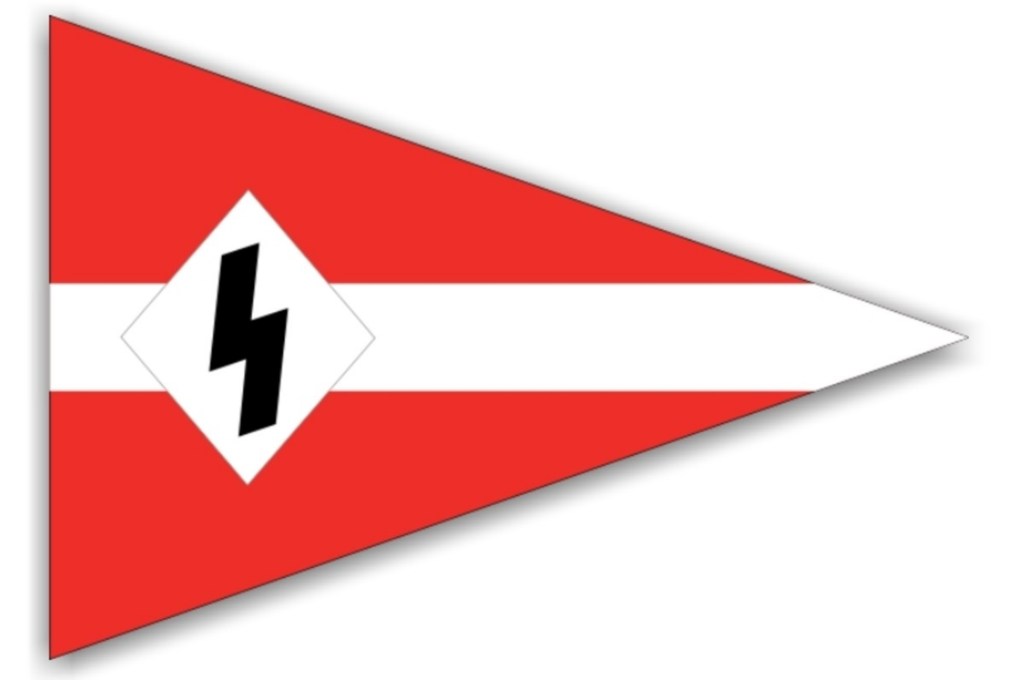 red-white-red flag; Pennat Hilter Youth
