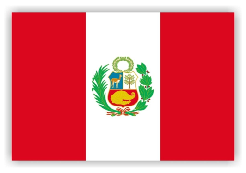 red-white-red flag;  State of Peru
