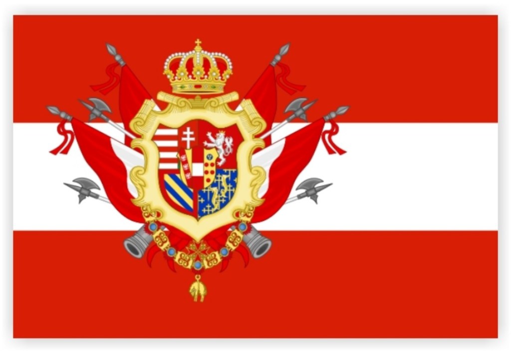 red-white-red flag; Tuscany