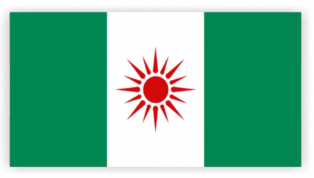 green white green flag
